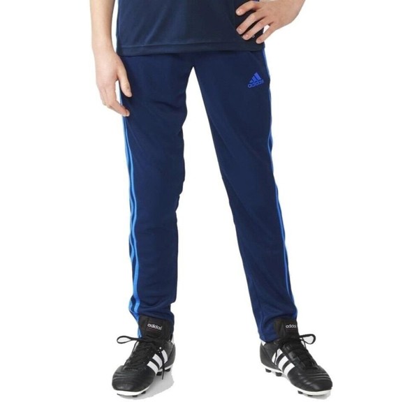 Adidas Climacool Active Pants - Navy with Blue Stripes Youth Size Large - Picture 1 of 12
